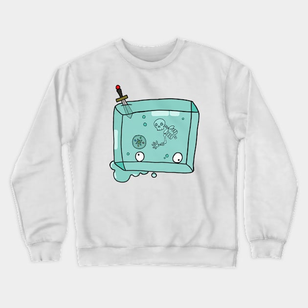 DnD Gelatinous Cube Crewneck Sweatshirt by SugarDrake